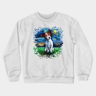 Jack Russell Terrier Night Crewneck Sweatshirt